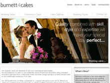 Tablet Screenshot of burnett4cakes.co.uk